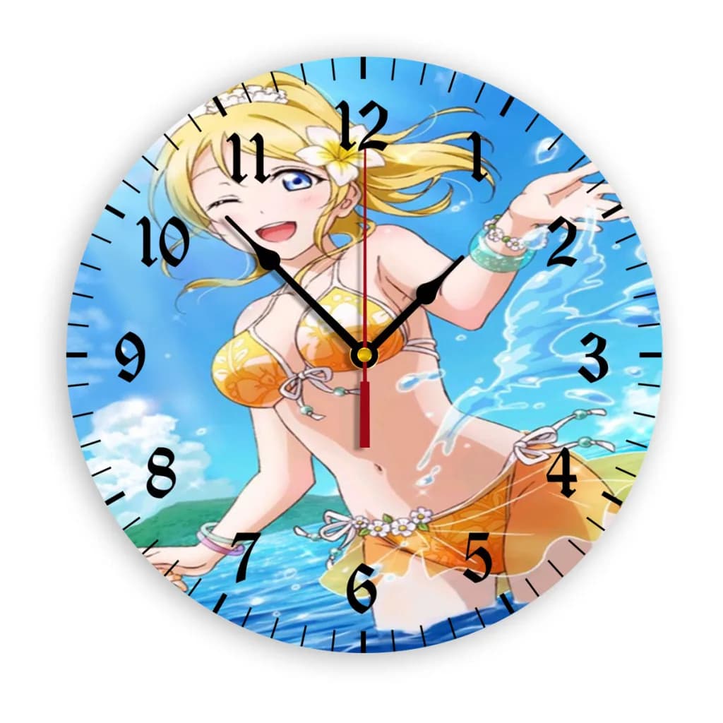 Love Live! Wall clock easy to read wall clock with silent for home decoration