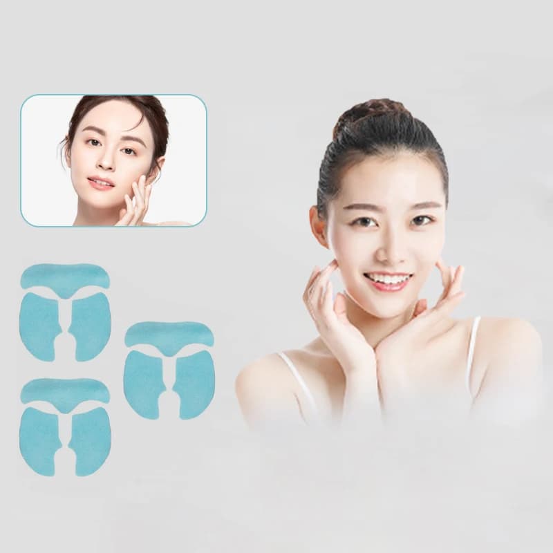 3 pcs/borsa collagen film face mask soluble card Anti aging moisturizing hydrolyzed film dissolver line Lifting face skin car