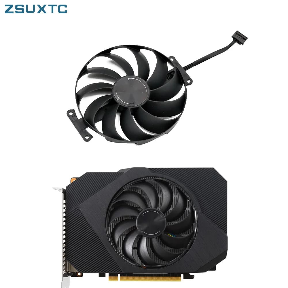 95MM 6PIN T 129215 SU CF1010U12D RTX3060 PHOENIX Ventole GPU ITX Per ASUS RTX 3050 3060 PHOENIX Ventola di raffreddamento della scheda video
