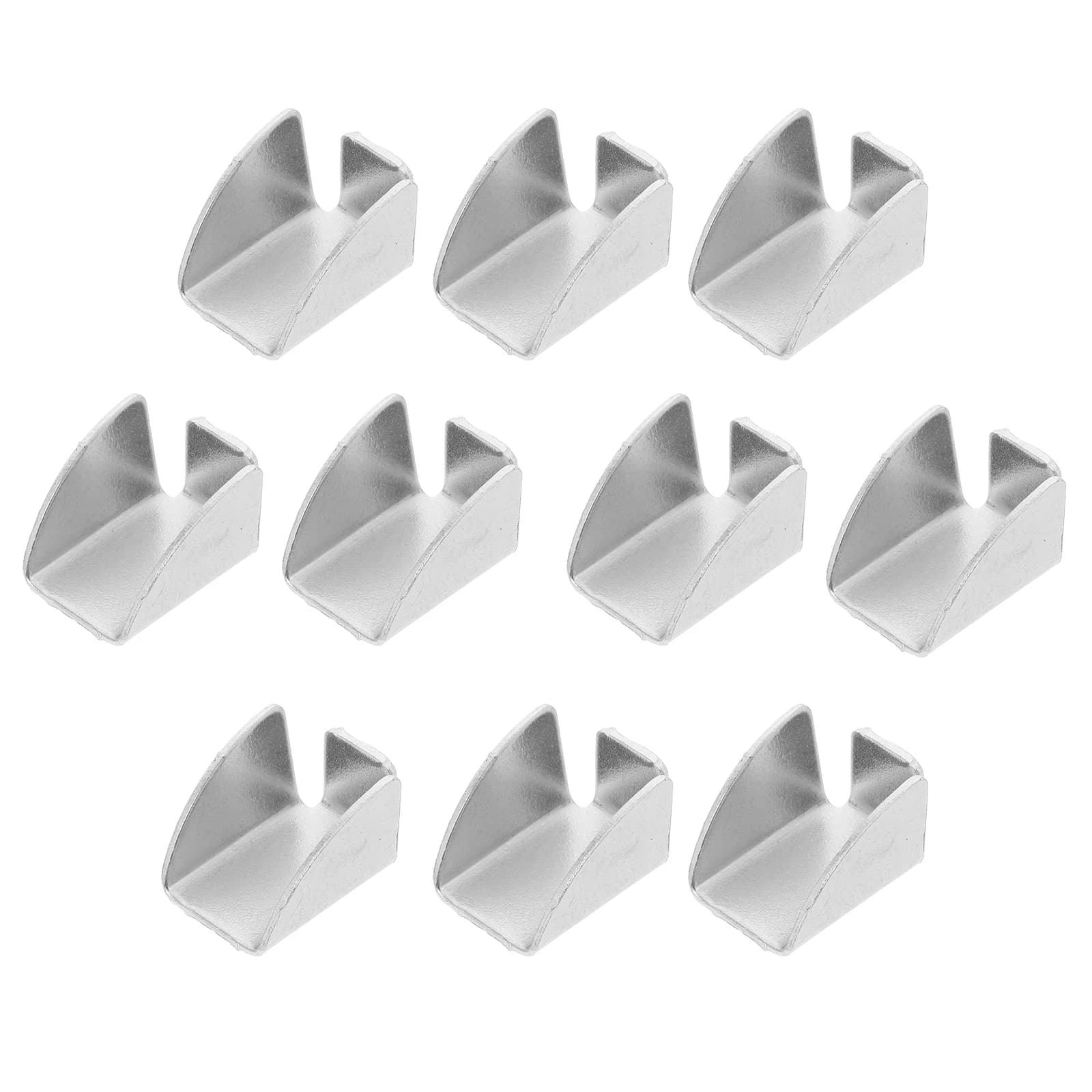 10 Piece Heavy Duty Metal Cabinet Clips Durable Shelving Pads For Mensole Clips Adjustable Clips
