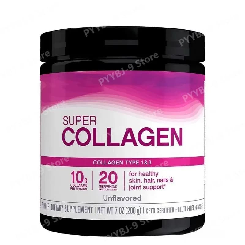 Protective Collagen Powder Without Flavor, High Content Protective Supplement, Daily Nutritional Drink Mixer 200g