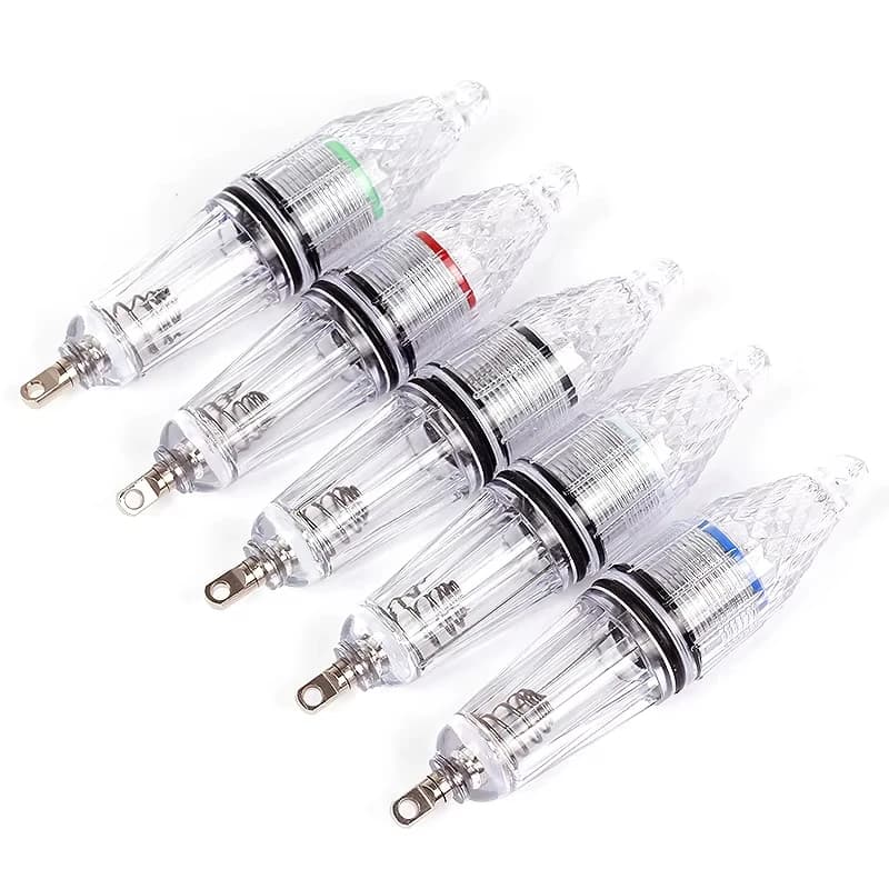 1 set di barche luminose con esca per pesci a risparmio energetico a LED senza batteria per la pesca in mare, gabbia per gamberetti d'acqua dolce, luce per la pesca notturna