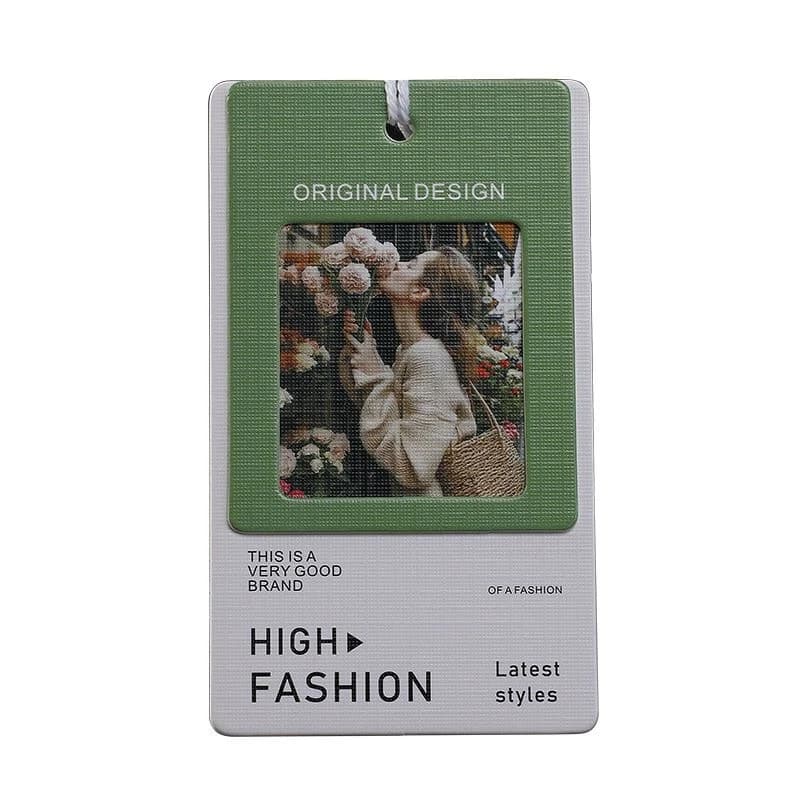 1000 Etichette Personalizzate per Abbigliamento, Etichette Lucide in Carta Lino con Cordino, Design Logo Personalizzato per Accessori di Abbigliamento