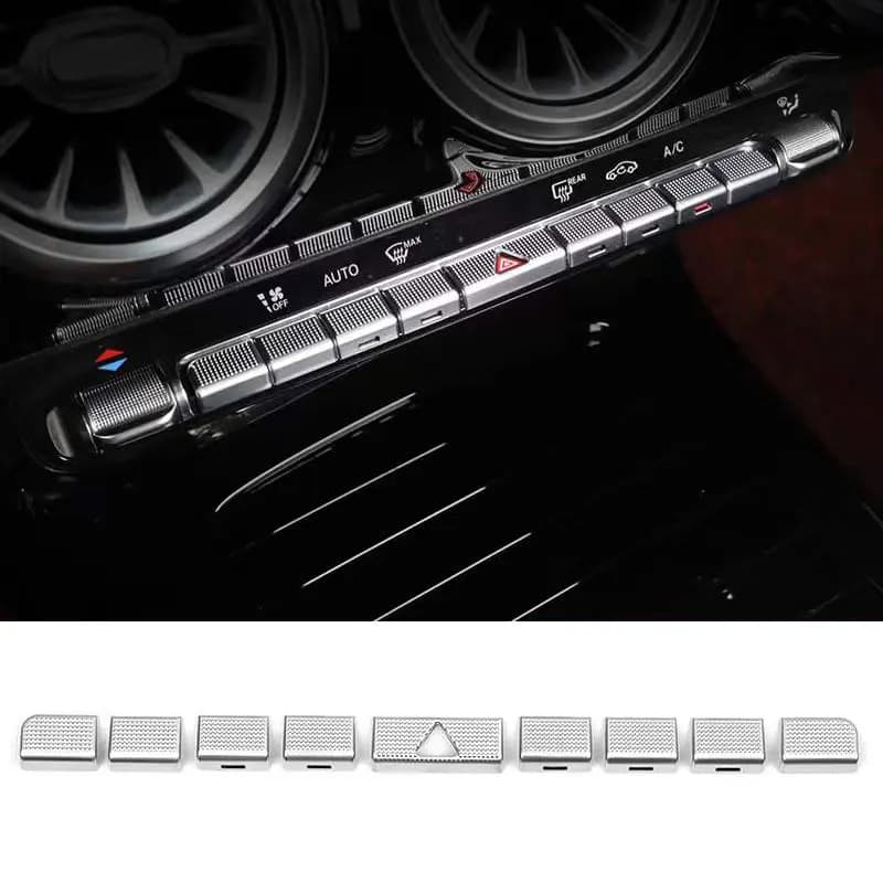 Auto Console Centrale Aria Condizionata Pulsante Adesivo Per Mercedes Benz AB GLA GLB CLA Classe W177 W247 H247 X247 C118 2020-2021