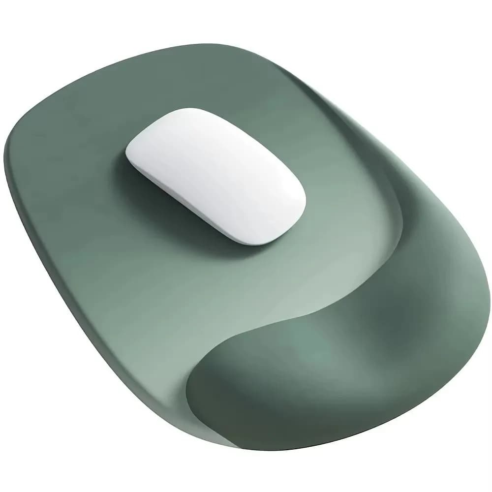 Tappetino per Mouse Ergonomico Antiscivolo con Supporto per Polso in Gel Tessuto Premium Mousepad per Laptop Comodo Tappetino per Mouse da Scrivania Regalo per Ufficio