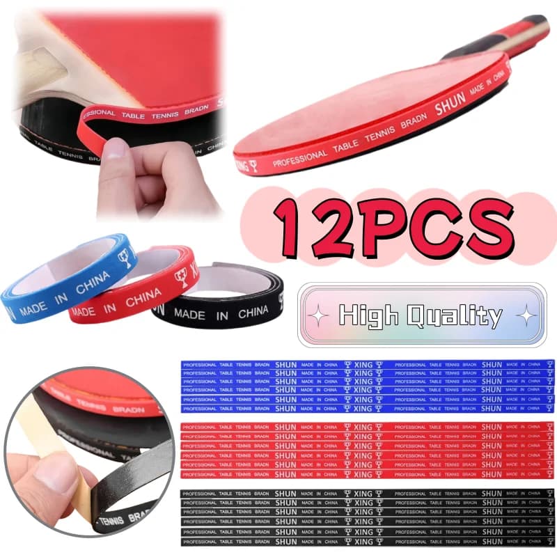 1/6/12 pieces protective tape for ping pong racket edge thickened 45 * 1 cm non-slip ping pong paddle accessories side sponge ribbon
