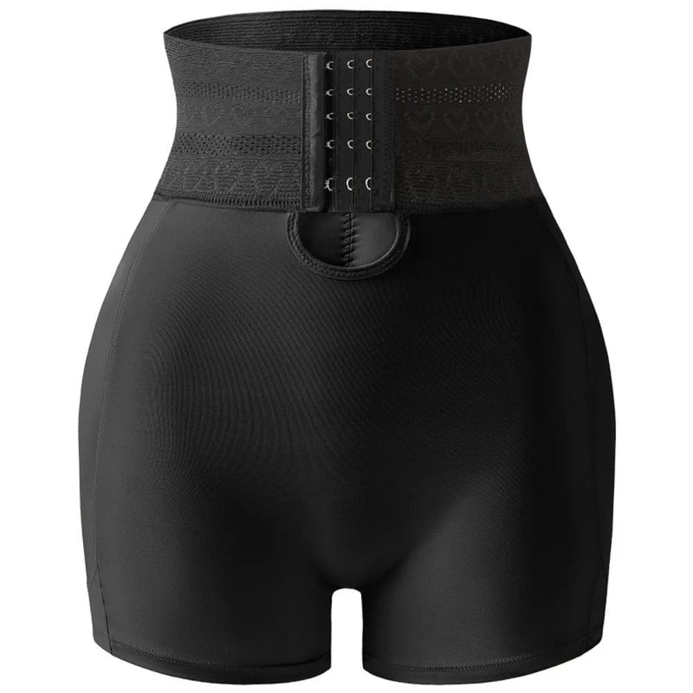 Vita alta Hip Enhancer Shapewear Cuscinetti per fianchi rimovibili Controllo della pancia Mutandine modellanti per il corpo Traspirante Butt Lifter imbottito senza cuciture