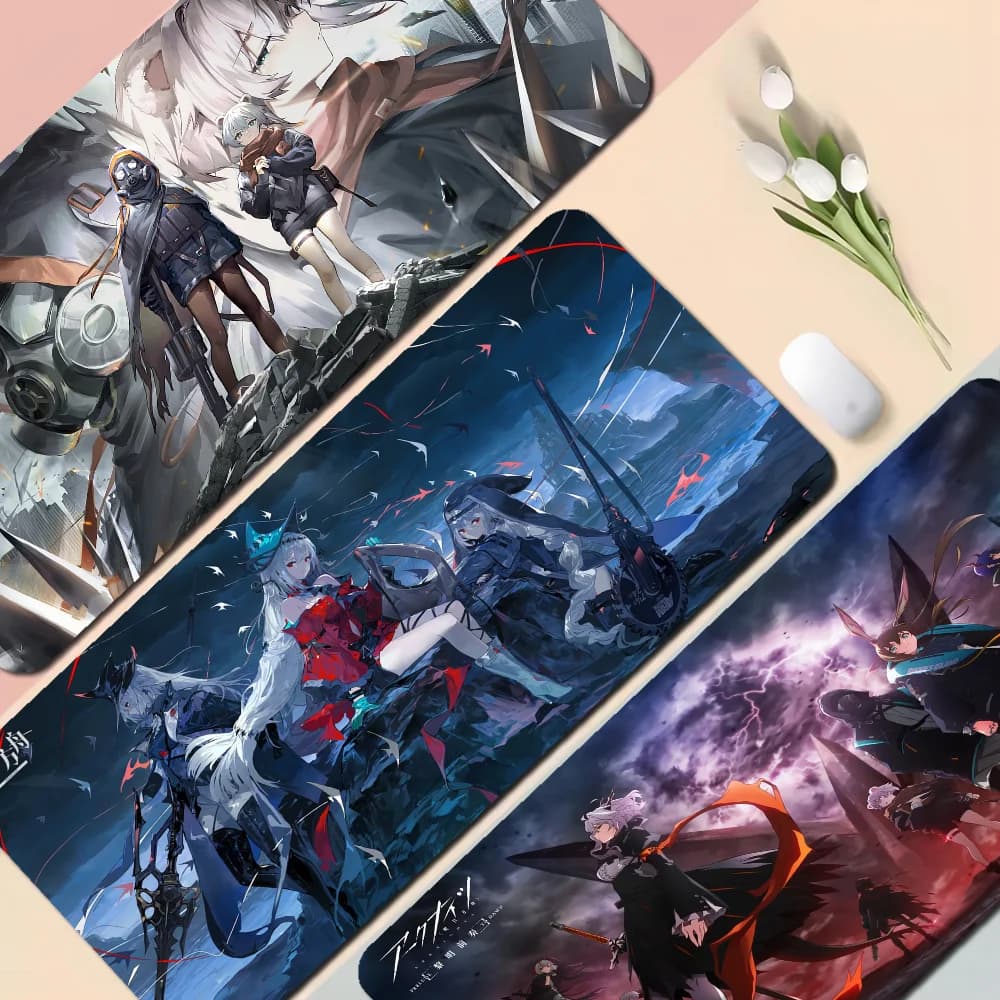 Arknights Gabinete Mousepad Boy Pad tappetino per mouse da gioco in gomma naturale dimensioni per Gaming World Of Tanks CS GO Zelda