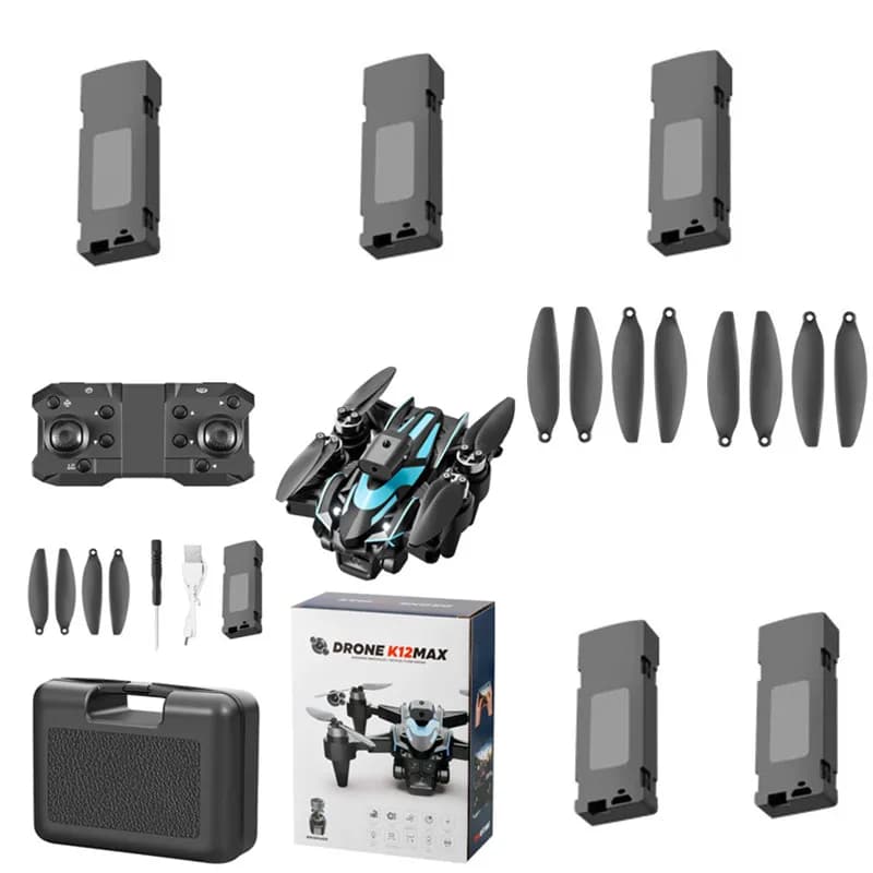 Batteria/Elica per Drone RC K12 MAX, Accessori per Drone K12MAX, Parti di Ricambio per Drone RC K12 MAX