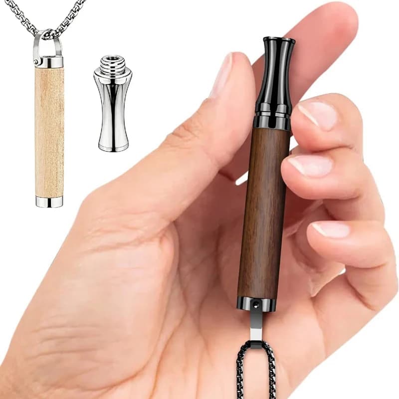 Collana Diffusore per aromaterapia che smettono fumare Moda Diffusore di oli essenziali Medaglioni Collana Gioielli neutri Sollievo dall'ansia