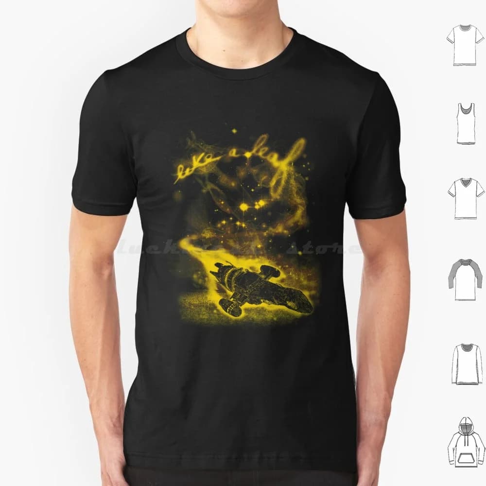 Come una foglia T Shirt in cotone Uomo Donna Stampa fai da te Serenity Firefly Sci Fi Fantascienza Tv Cultura pop Capitano Mal Browncoats