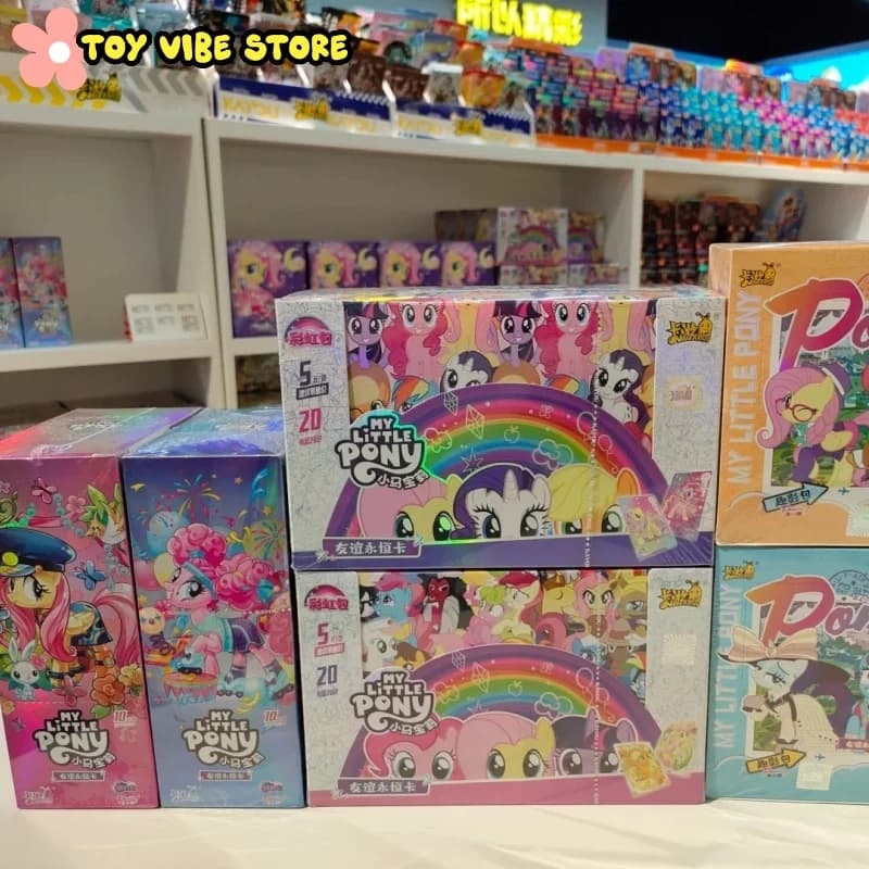 Merci spot Kayou Genuino My Little Pony Card Carino Divertente Festa Amicizia Carte eterne Sgr Princess Anime Gioco Carte da collezione