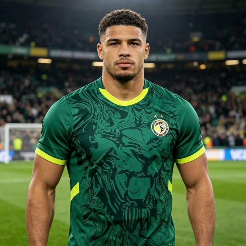 T-shirt da Calcio Camerun 3D Stampata per Genitore-Figlio Estate 2026, Maglietta Sportiva Traspirante ad Asciugatura Rapida, T-shirt Famiglia Bambini - Articolo Caldo del Momento