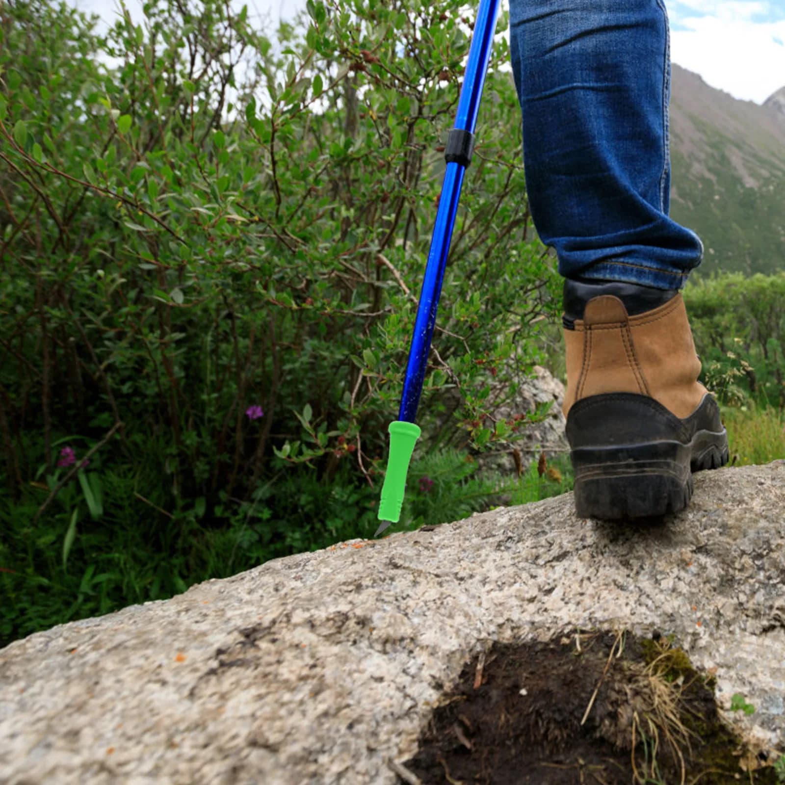 Protezioni in Gomma per Punte di Bastoncini da Trekking, Coperture Antiscivolo di Ricambio per Bastoni da Escursionismo