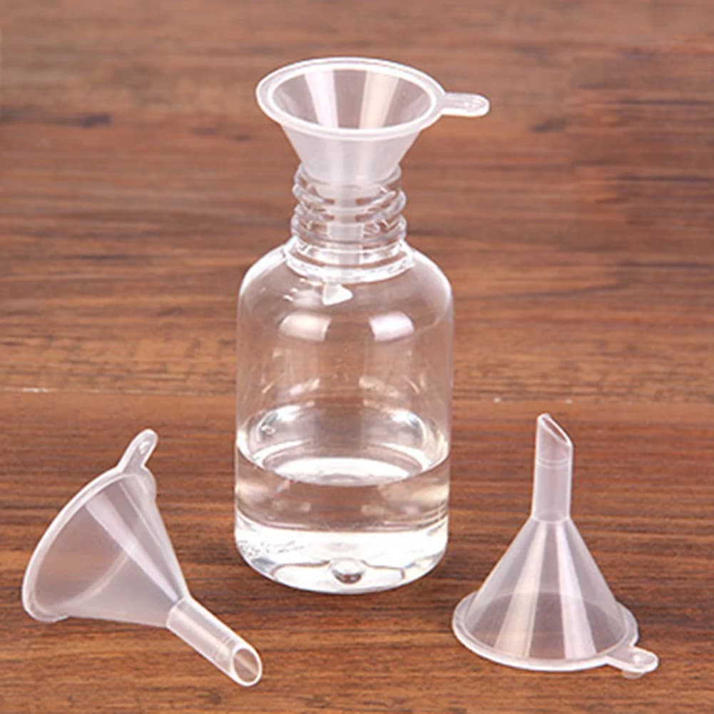 1 PC Mini set di imbuto per bottiglie Sabbia Art Profumo Spezie in polvere Olio essenziale Cucina ricreativa Piccola plastica