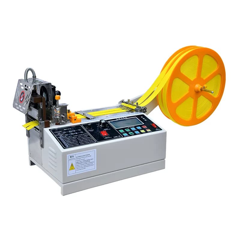 Vendite dirette in fabbrica Tagliatrice automatica del nastro del computer Taglio del nastro del nastro Taglio della cintura con cerniera in velcro PVE