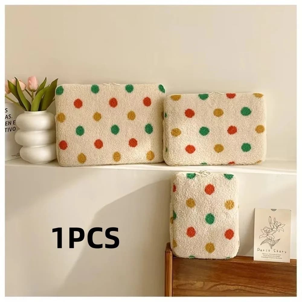 Custodia protettiva per laptop a pois di colore moda Custodia antiurto per notebook Custodia protettiva per tablet ultra sottile da 11/13/15 pollici regalo