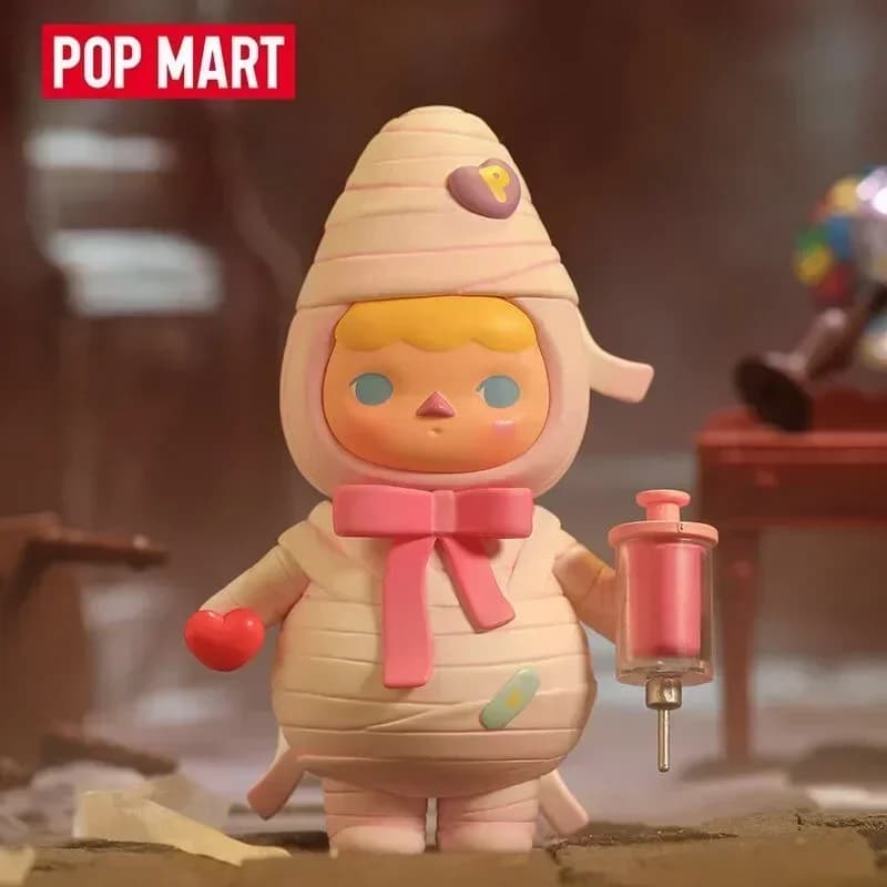 POP MART Pucky Monster Baby Series Anime Figure - Cute Blind Box Collectible Doll Toy Desktop Ornament Mystery Surprise Gift