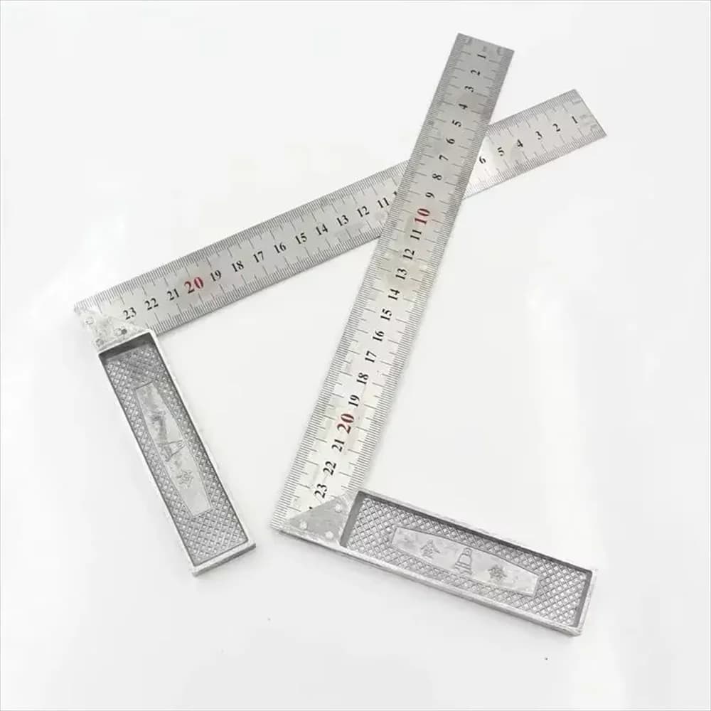 250/300mm Aluminum Angle Alloy With Stainless Steel Scale For Precise Measurements