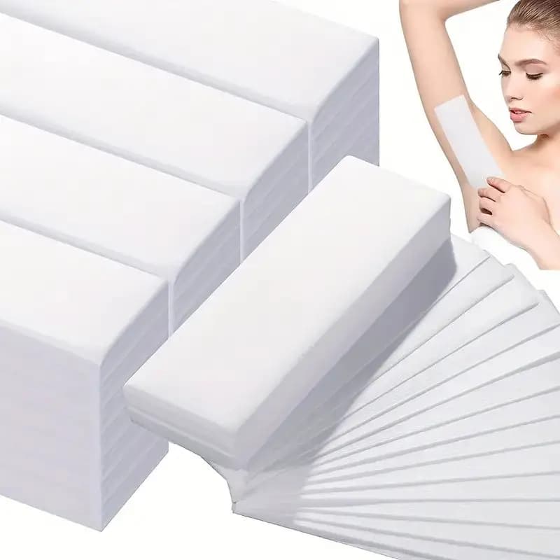 Kit di strisce di cera deluxe: depilazione indolore, delicata ed efficace per aree viso, sopracciglia, gambe, corpo e bikini con facile