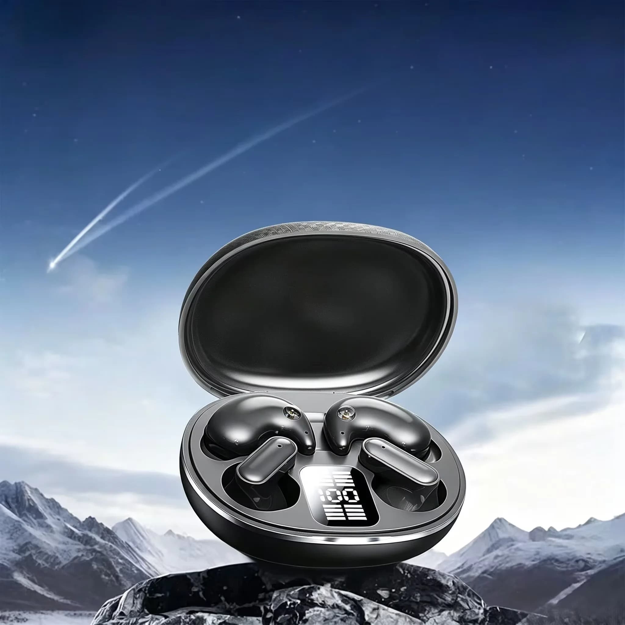 KK0 Twin Wireless Bluetooth Earphones Two Pairs Support Simultaneous Connection Mini Invisible Sleep Headphones For Side Sleeper