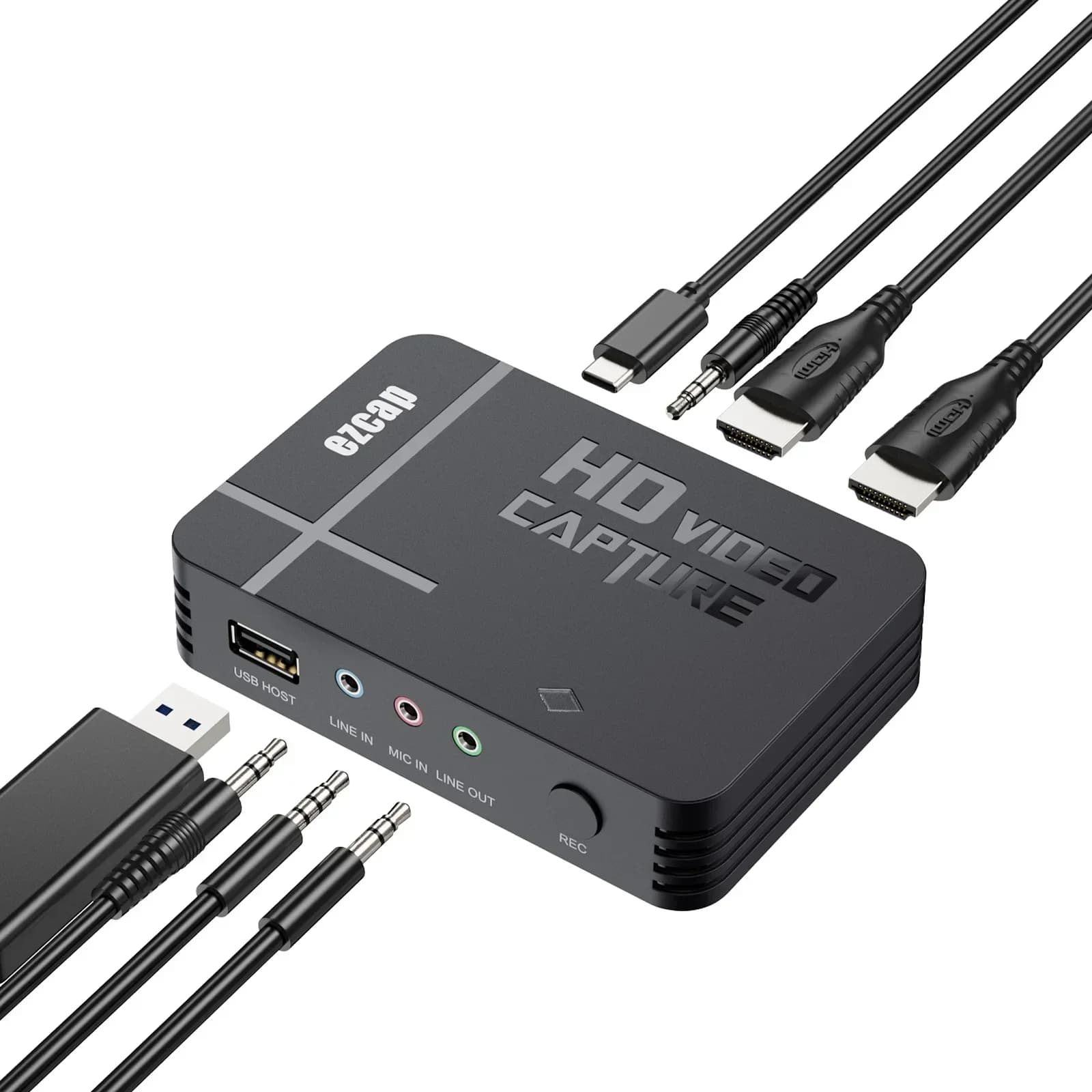 Ezcap288P HDMI AV Audio Capture Card Video Game Recorder for PS4 DVD Camera Computer PC TV Box Record on USB Flash Drive U Disk