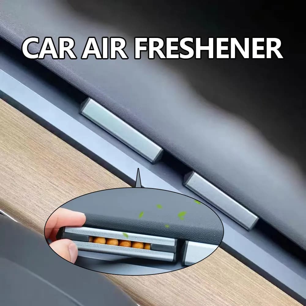 Deodorante per ambienti Design invisibile per Tesla Model 3/Y Deodorante automatico Diffusore di fragranze comprese 8/4 sacchetti Perlina di legno profumata