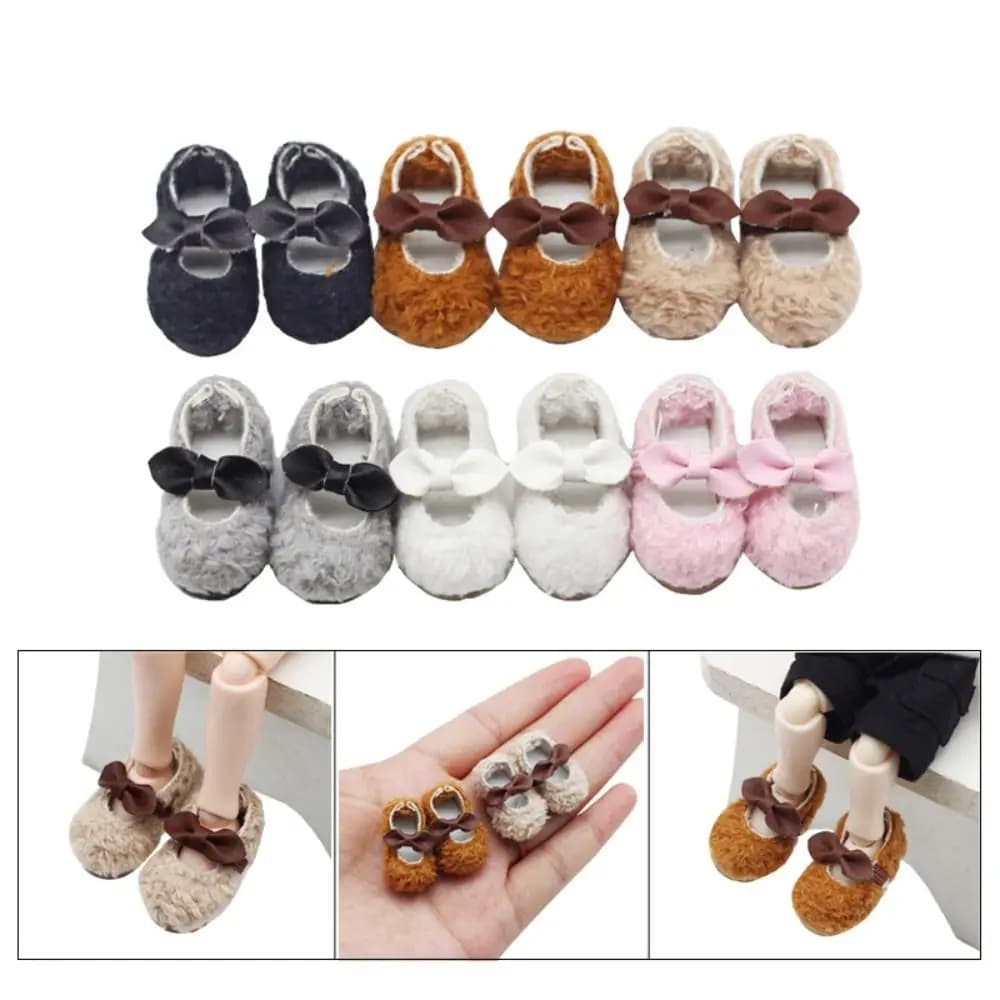 Decor Lightweight Obitsu 11 Shoes Cartoon Cute Beanie Shoes Lovely 1 Pair Bjd Cotton Beanie Shoes GSC