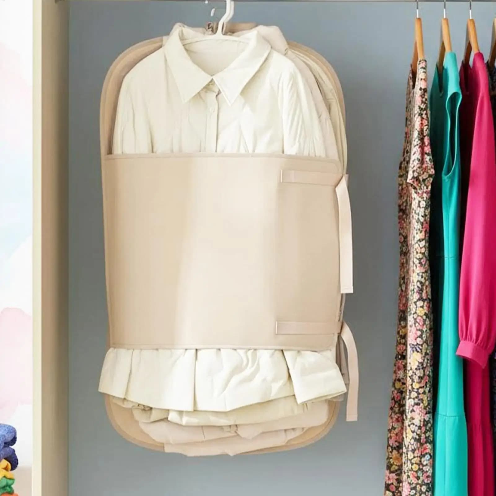 Sacchi Salvaspazio a Compressione per Vestiti, Riutilizzabili, Leggeri, Pieghevoli, per Viaggi, Traslochi e Organizzazione Domestica