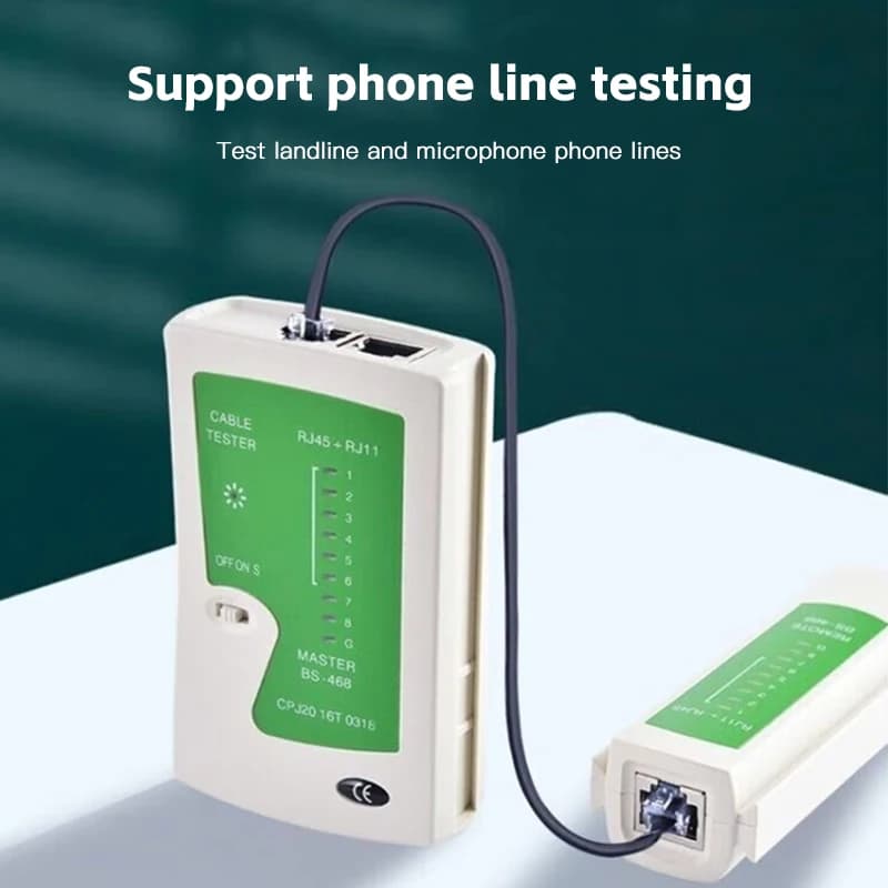 STP STP Network Cable Tester, Complete Telephonic Connectivity Control Tool for Networking IT