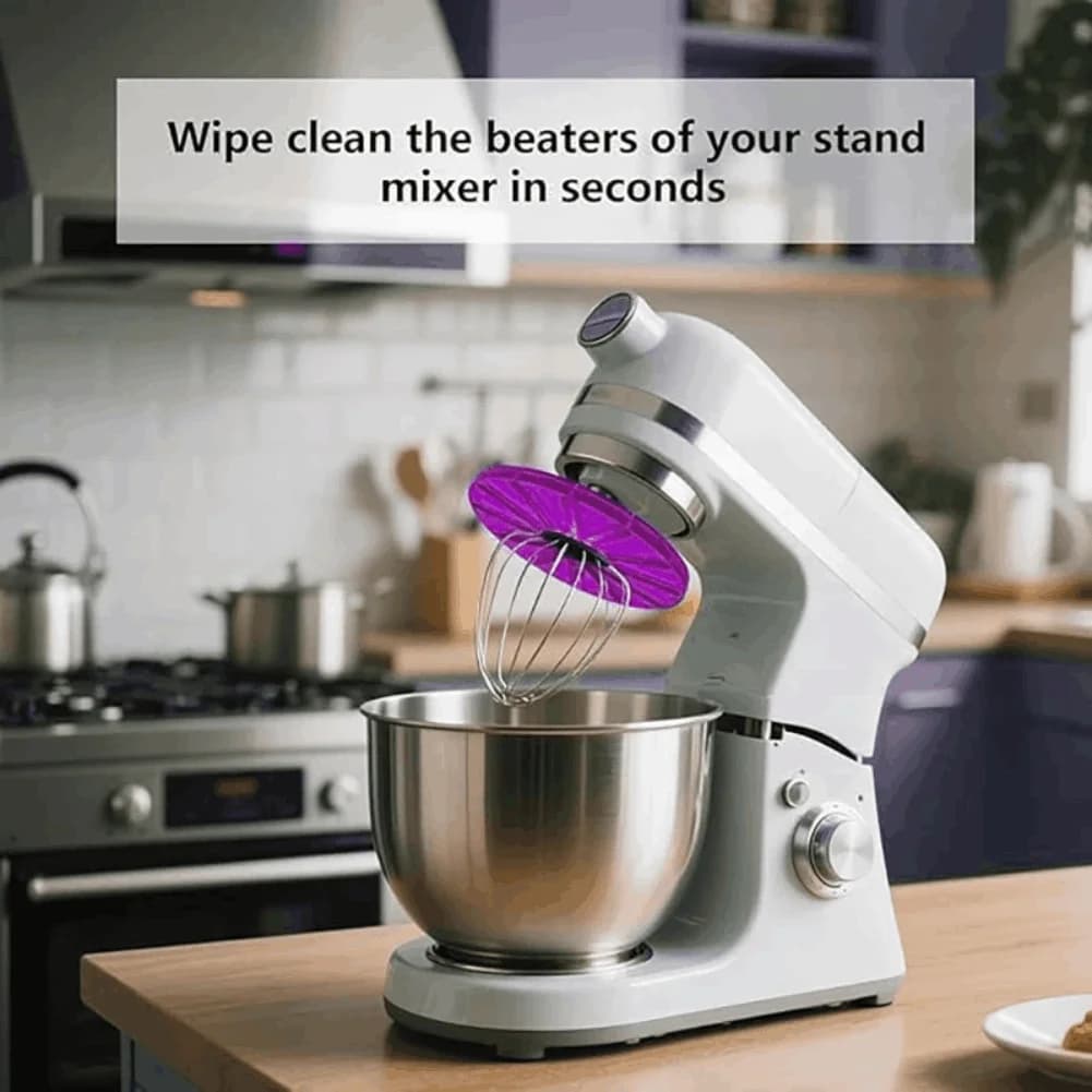 Accessorio Raschietto per Frullatore, Testine per Mixer da Cucina, Attacchi Raschietto, Spatole in Materiale Alimentare ABS+TPR, Facile da Installare
