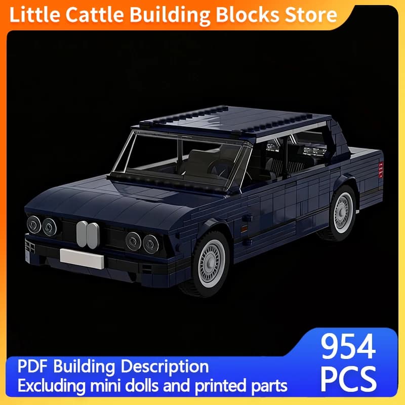 Speed Racing Car Model MOC Building Bricks 318is Sports Car Modular Technology Children Holiday Gifts Assemble Toys Suit
