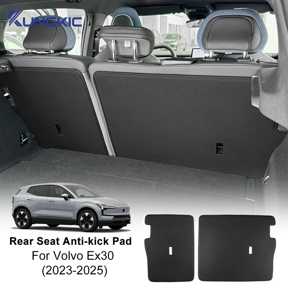 PU Leather Seat Covers for Volvo EX30 2023 2024 2025 2026 Ex30 Cross Country, Back Protectors and Fango and Dirty Carpets