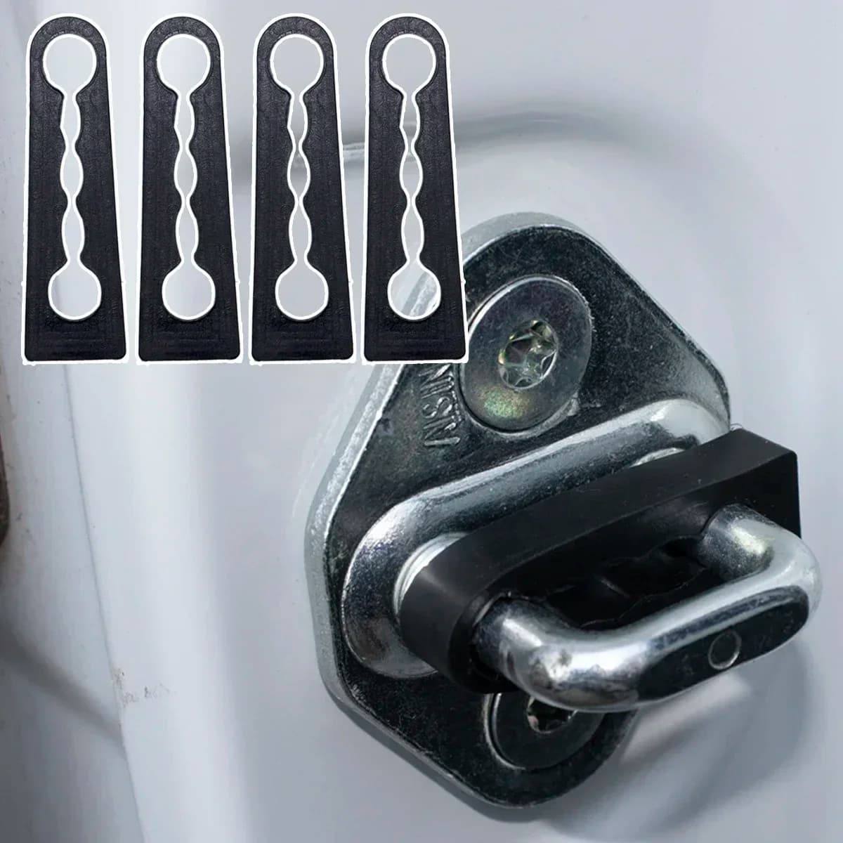 Cuscinetto Ammortizzante per Portiera Auto, Modifica Universale per Chiusura Silenziosa e Assorbimento Urti, Cuscinetto Universale Antiurto