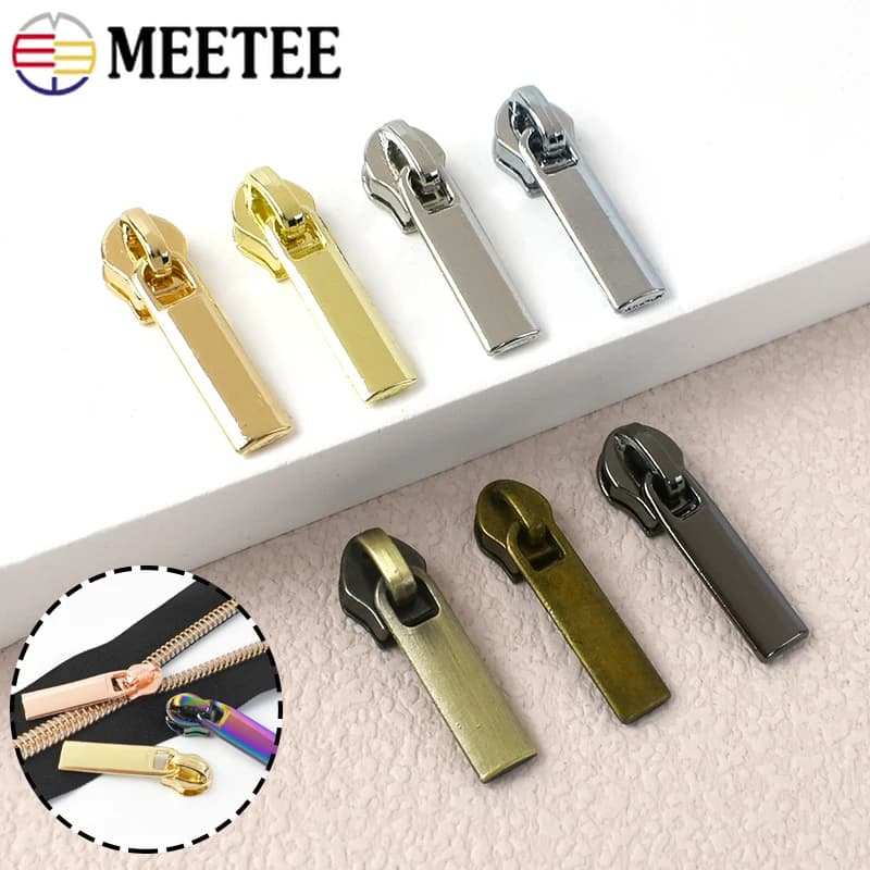 10/20/50 pezzi 3 # 5 # Cursori per estrattori per cerniere in nylon, borsa, giacca, tasca, testa con cerniera, kit di riparazione, accessori per cucire indumenti