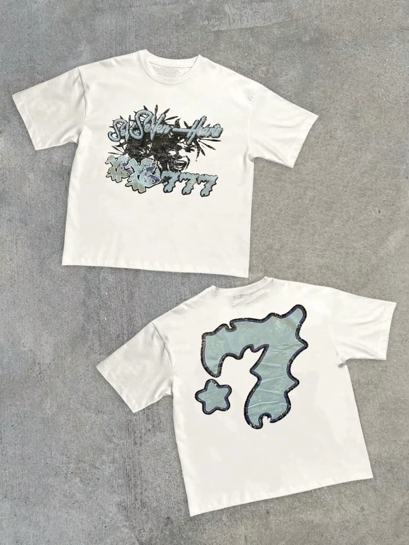 The new men's T-shirt for the summer of 2026 features a casual fashionable, soft and breathable Harajuk oversized t shirt