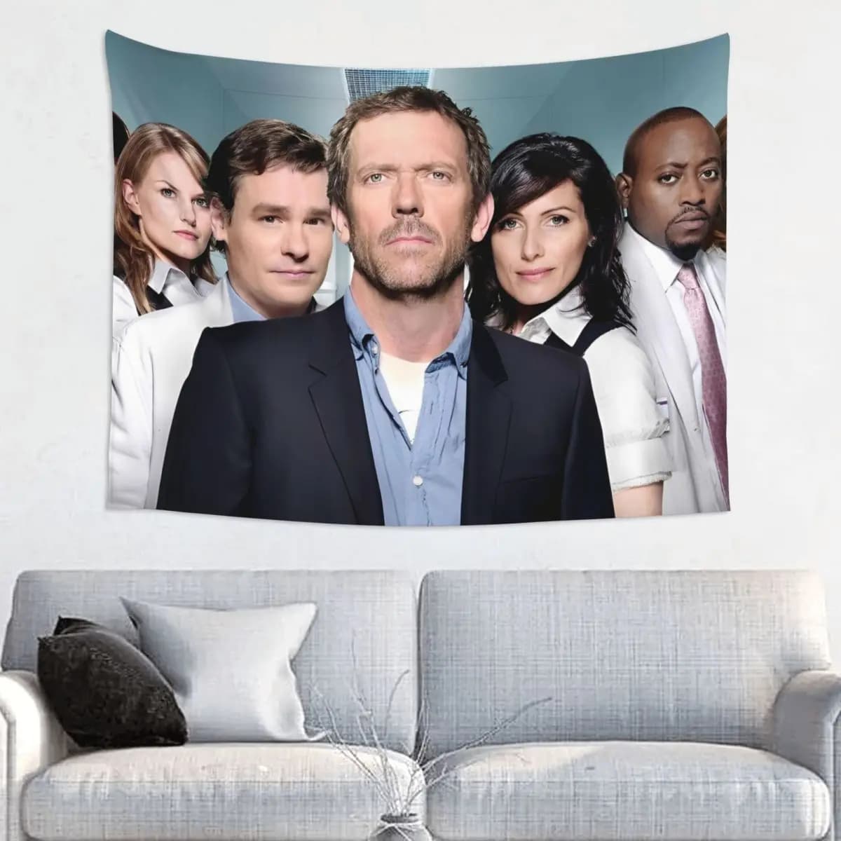 House MD Wall Hanging Tape Boho Printed Fabric Tape Wall Cover Decorating for dorm Yoga Mat