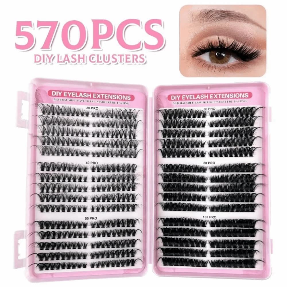 8-16mm, Natural Effect 30D/40D/50D/60D, Wispy Style Fans Volume, Faux Cils for Domestic Use