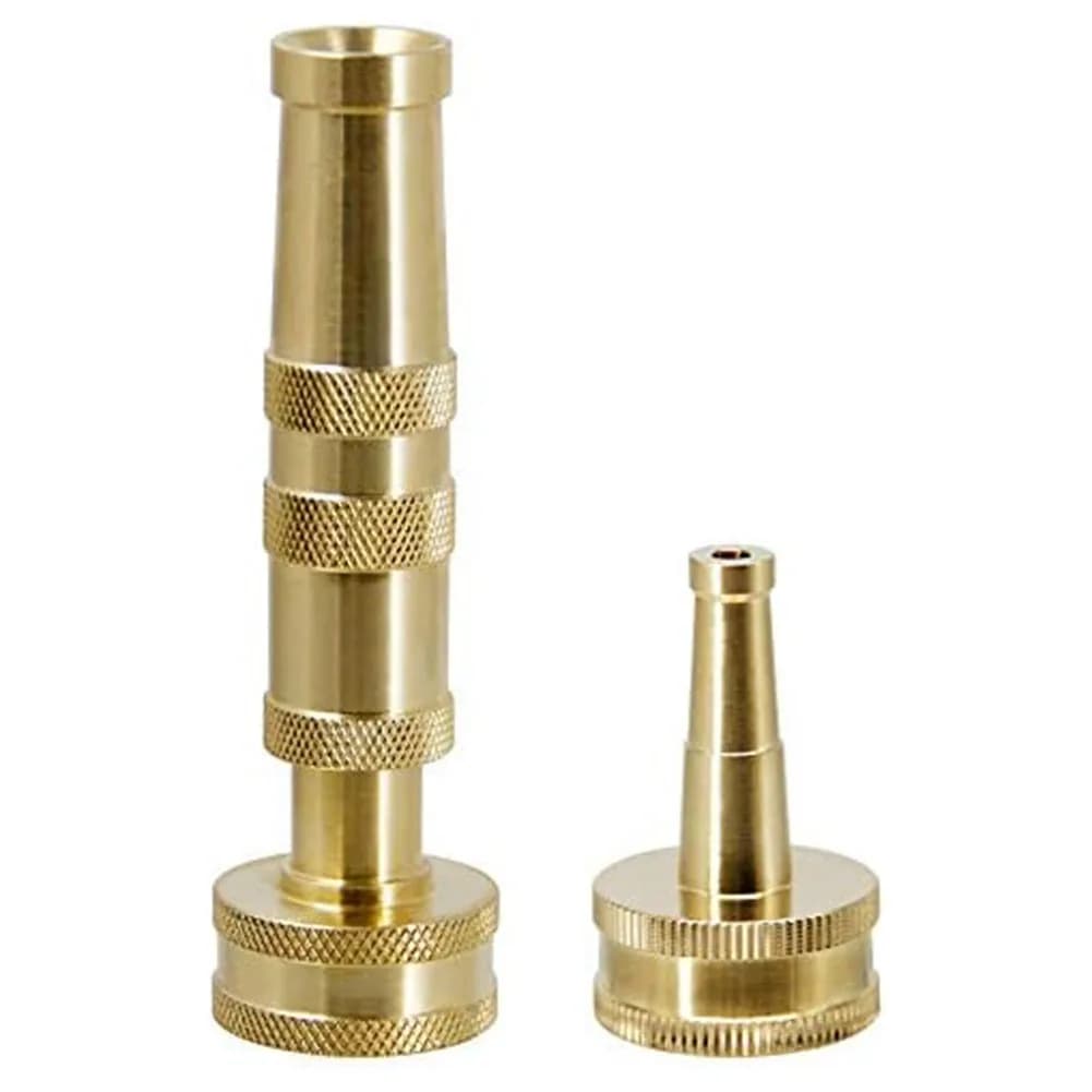 Made from durable materials. This adjustable garden hose nozzle provides excellent outdoor performance