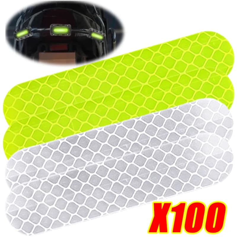 Guide Fluorescent Decorative Stickers Warning Reflective Wall decals for helmet Bicycle Moto Car Descal Accessories Night Security