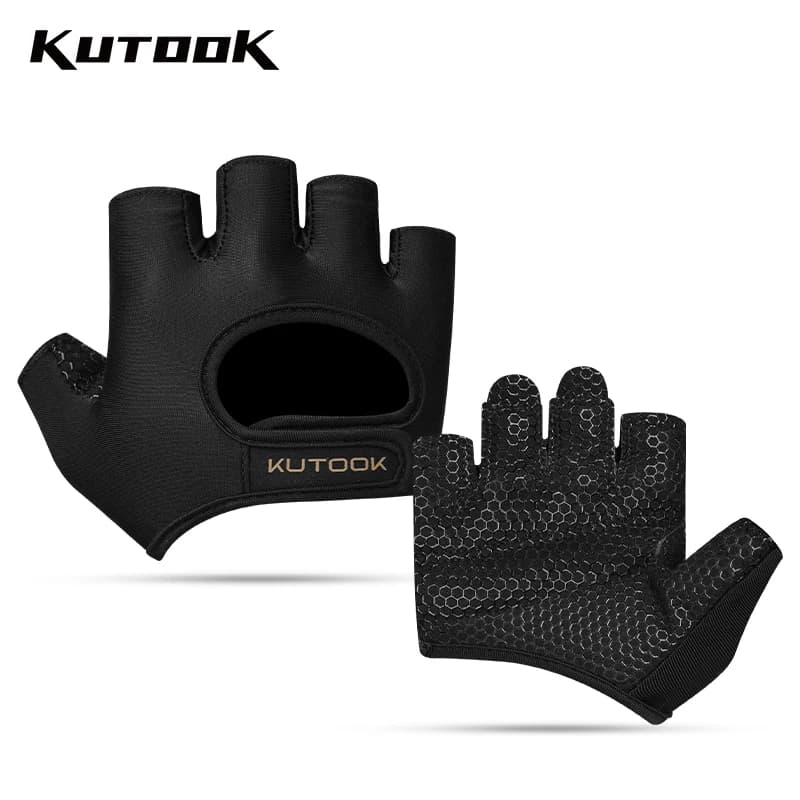 Guanti da Sollevamento Pesi KUTOOK per Uomo, Protezione Completa del Palmo, Guanti da Palestra per Allenamento, Traspiranti e Leggeri