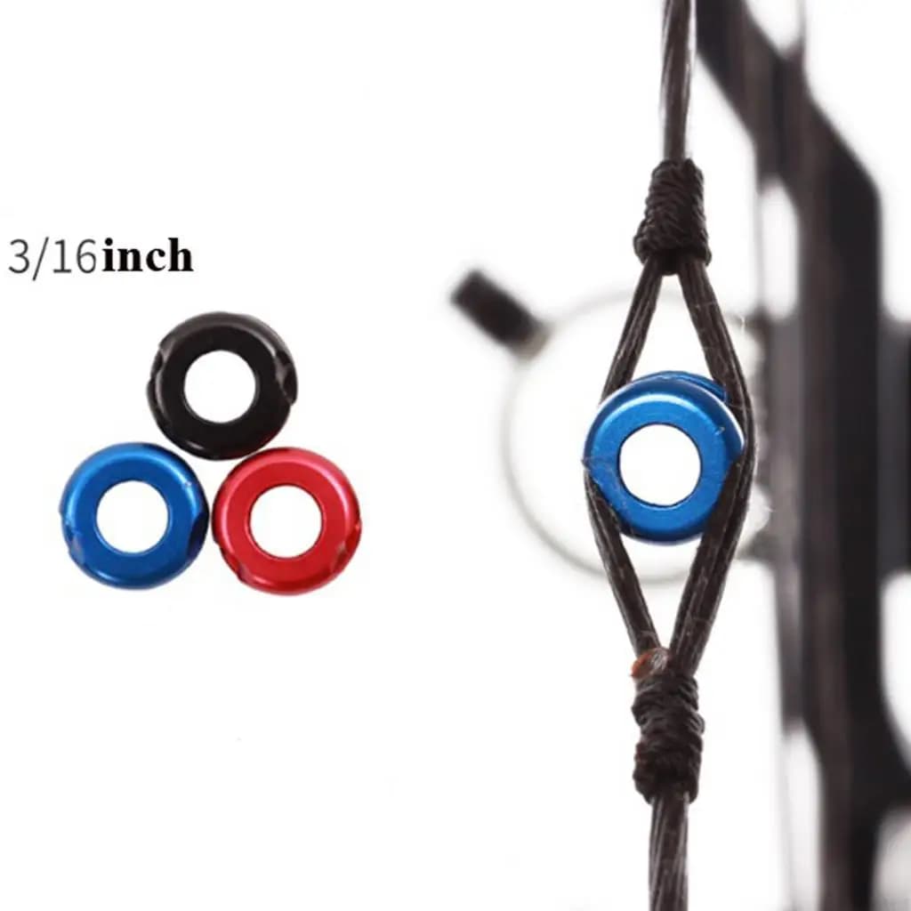 Archery Peep Sight Aperture 3 by 16 Inch Aluminum Alloy Insert for Compound Bow Target Shooting Aids