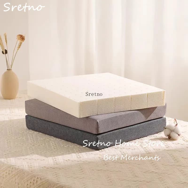 Natural Latex Seat Cushion, Soft Non-Slip Office Chair Cushions for Hip Pain Relief, Breathable Hip Pad for Students & Workers