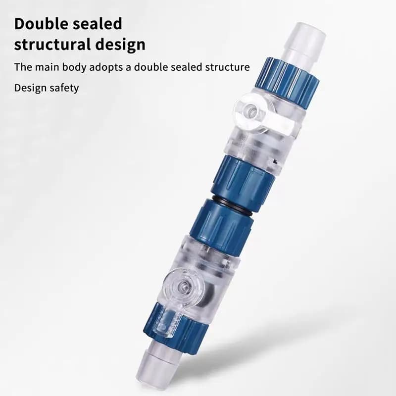 Aquarium Filter Flow Control Valve 12/16/20mm Hose Connector Durable Replacement for Freshwater Fish Tank Aquascaping
