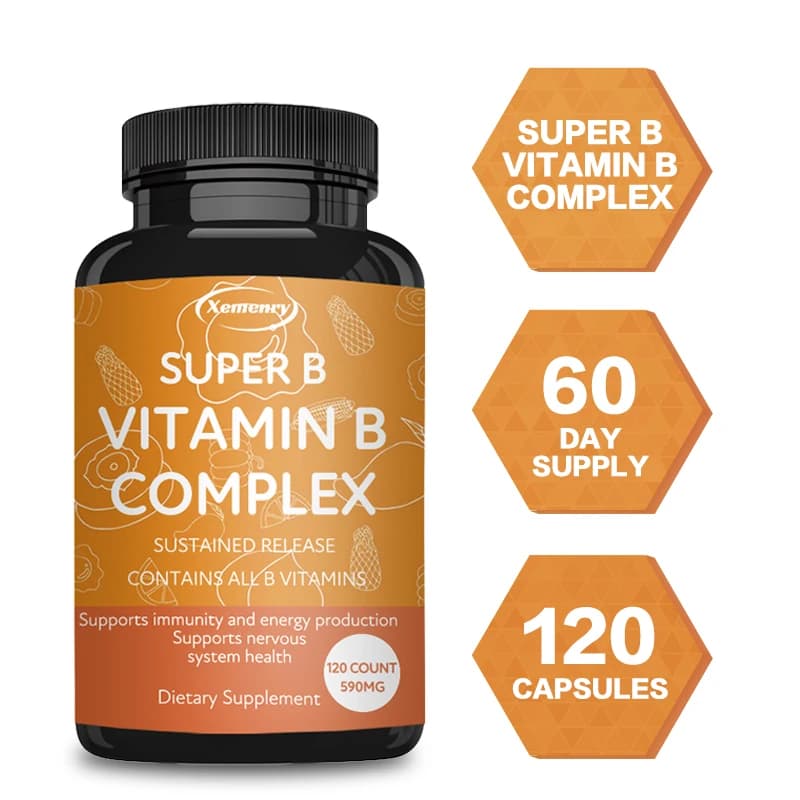 The organic vitamin B complex supports energy, immune health, antioxidant suplement