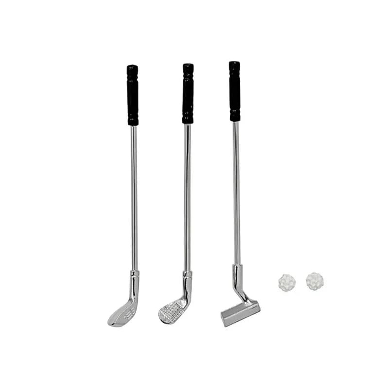 Set di 3 Mazze da Golf con 2 Palline e Accessori, Giocattolo per Bambini, Accessorio in Miniatura per Casa delle Bambole, Vendita all'Ingrosso