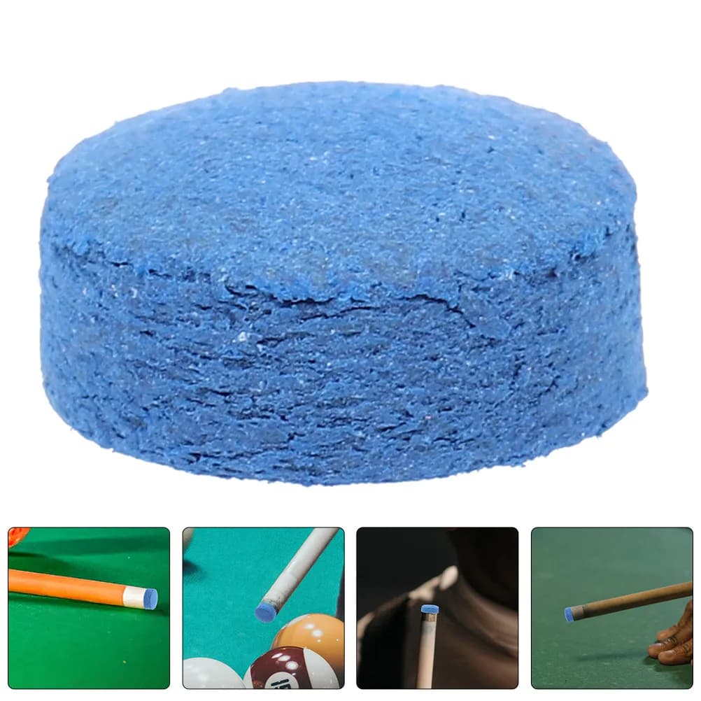 Kit di 50 punte di ricambio per stecche da biliardo, punte finte per stecche da snooker e biliardo, per un controllo di precisione, facile riparazione fai-da-te, colore blu