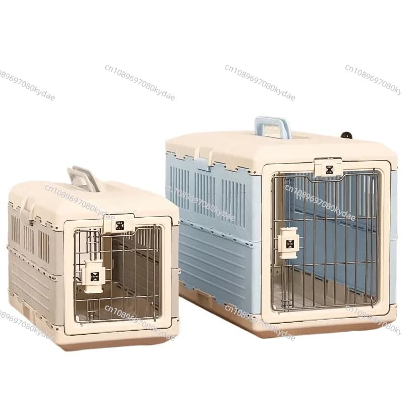 ‌ Trasportino Pieghevole Premium per Animali Domestici - Gabbia per Gatti Stile Iris con Chiusura Sicura, Trasportino Portatile per Cani per Viaggi Aerei e Trasporto in Auto