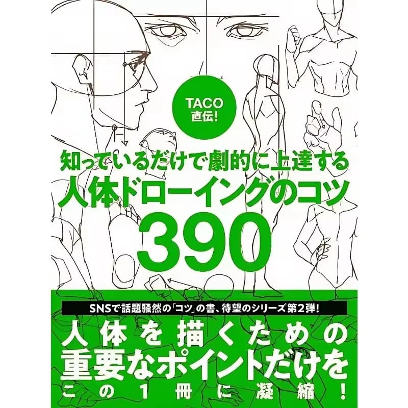 Japanese original version book: TACO Artist's Guide to Enhancing Human Figure Drawing Techniques