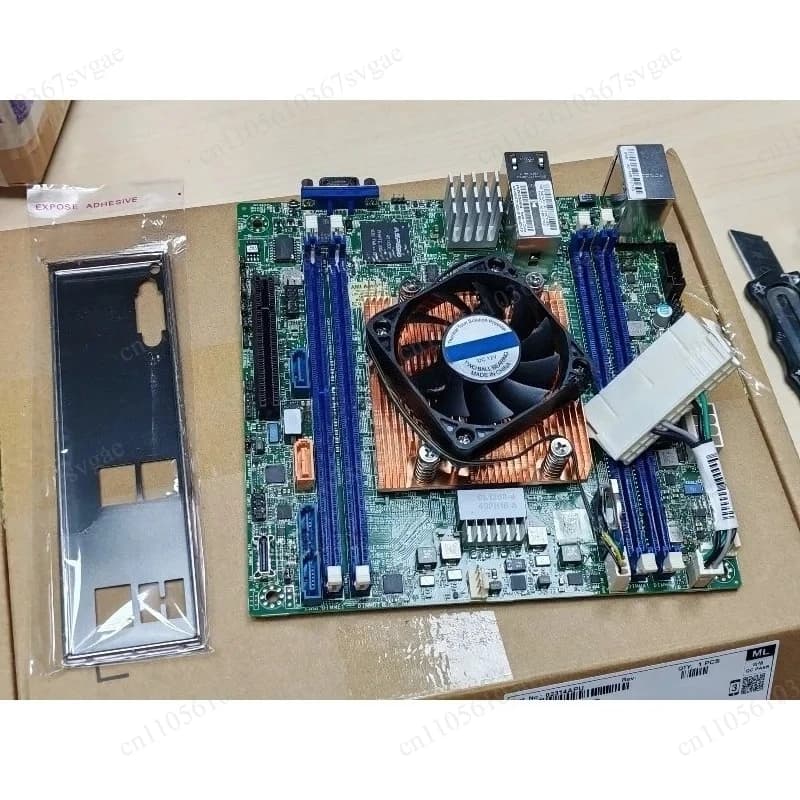 X11SDV-4C-TLN2F Quad Core NAS Server Mainboard D-2123IT Processor Dual 10GbE Ethernet Ports Storage Server Motherboard
